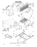 UNIT , PARTS NOT ILLUSTRATED Diagram and Parts List for EJT181XKWR2  Whirlpool Refrigerator