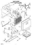 UNIT PARTS, OPTIONAL PARTS (NOT INCLUDED) Diagram and Parts List for EL7ATRRMS05  Whirlpool Refrigerator