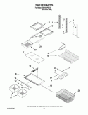 Part Location Diagram of W10231337 Whirlpool Shelf Trim - White