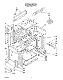 SECTION Diagram and Parts List for RS313PXYH2  Whirlpool Range