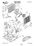 UNIT, LITERATURE Diagram and Parts List for ACQ102XA0  Whirlpool Air Conditioner