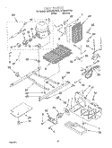 UNIT Diagram and Parts List for ED22GWXFW01  Whirlpool Refrigerator