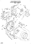 BULKHEAD, LIT/OPTIONAL Diagram and Parts List for 3CG2901XSW1  Whirlpool Dryer