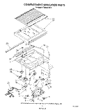 COMPARTMENT SEPARATOR Diagram and Parts List for ET20DKXVW03  Whirlpool Refrigerator