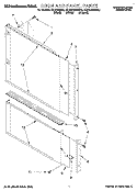 DOOR AND PANEL Diagram and Parts List for KUDS230BAL0  KitchenAid Dishwasher