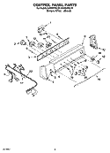 Part Location Diagram of 8536941 Whirlpool SPACER