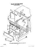 FRAME AND TANK Diagram and Parts List for KUDM220T0  KitchenAid Dishwasher