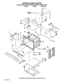 UPPER OVEN PARTS Diagram and Parts List for WOD93EC7AS00  Whirlpool Wall Oven
