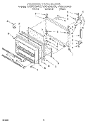 FREEZER DOOR Diagram and Parts List for ET20HDXBN00  Whirlpool Refrigerator