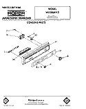 Part Location Diagram of 3369915 Whirlpool CONSOLE