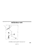MISCELLANEOUS Diagram and Parts List for LA7400XMW3  Whirlpool Washer