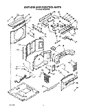 AIR FLOW AND CONTROL Diagram and Parts List for ACE082XY0  Whirlpool Air Conditioner