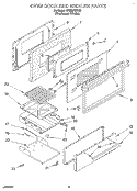 Part Location Diagram of 4363264 Whirlpool HNDLE-DOOR