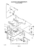 MANIFOLD AND BURNER Diagram and Parts List for SE950PERW4  Whirlpool Range