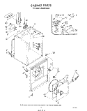 SECTION Diagram and Parts List for LE5600XKW0  Whirlpool Dryer