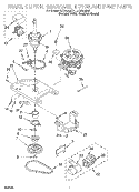 Part Location Diagram of 3429521 Whirlpool SOUND ABSR