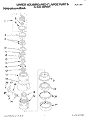 SECTION Diagram and Parts List for 4KBDS250T5  KitchenAid Food Waste Disposer