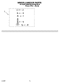 MISCELLANEOUS AND OPTIONAL PARTS (NOT INCLUDED) Diagram and Parts List for KAWS750LQ0  KitchenAid Washer