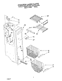 FREEZER LINER Diagram and Parts List for 6GD25DCXHW02  Whirlpool Refrigerator
