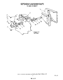 DETERGENT DISPENSER Diagram and Parts List for DU1800XP3  Whirlpool Dishwasher