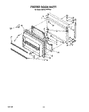 FREEZER DOOR Diagram and Parts List for EB22DKXWW01  Whirlpool Refrigerator