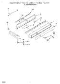 Part Location Diagram of 2003303 Whirlpool OVERLAY