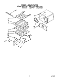 OVEN LINER Diagram and Parts List for KEBS177YWH1  KitchenAid Wall Oven