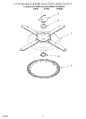 LOWER WASHARM AND STRAINER Diagram and Parts List for KUDY24SEAL5  KitchenAid Dishwasher