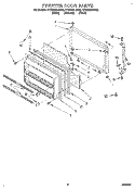 FREEZER DOOR Diagram and Parts List for ET22DQLDB00  Whirlpool Refrigerator