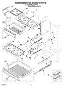Part Location Diagram of 2307978 Whirlpool SLIDE