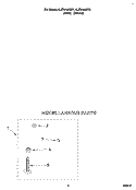 MISCELLANEOUS Diagram and Parts List for 8LSR5132BW1  Whirlpool Washer