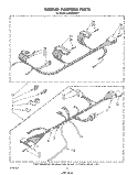 WIRING HARNESS Diagram and Parts List for LA9800XSW1  Whirlpool Washer