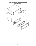 TOP GRILLE AND UNIT COVER Diagram and Parts List for KSSS48DWX01  KitchenAid Refrigerator