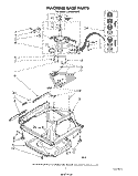MACHINE BASE Diagram and Parts List for LA7800XSW0  Whirlpool Washer