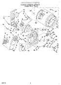 SECTION Diagram and Parts List for LER5600JT0  Whirlpool Dryer
