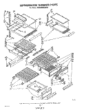 REFRIGERATOR INTERIOR Diagram and Parts List for ED26MMXLWR0  Whirlpool Refrigerator