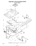 COOKTOP AND MANIFOLD , LITERATURE AND OPTIONAL Diagram and Parts List for SF3040SRW1  Whirlpool Range