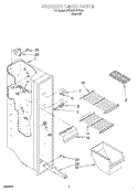 FREEZER LINER Diagram and Parts List for 4YED20TKFN04  Whirlpool Refrigerator