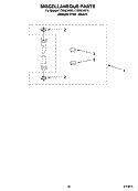 MISCELLANEOUS  PARTS, OPTIONAL PARTS (NOT INCLUDED) Diagram and Parts List for LTE6234DQ5  Whirlpool Washer Dryer Combo