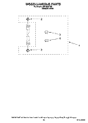 MISCELLANEOUS  PARTS, OPTIONAL PARTS (NOT INCLUDED) Diagram and Parts List for MET3800TW0  Maytag Washer Dryer Combo