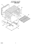 INTERNAL Diagram and Parts List for FGP315BW1  Roper Range