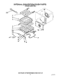 INTERNAL CONVECTION OVEN Diagram and Parts List for KEMS377XBL1  KitchenAid Microwave Oven Combo