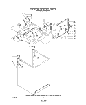 TOP AND CABINET , LITERATURE AND OPTIONAL Diagram and Parts List for LA5330XTF0  Whirlpool Washer