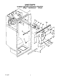 LINER Diagram and Parts List for ET20DKXWN01  Whirlpool Refrigerator