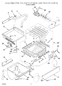 EVAPORATOR, ICE CUTTER GRID AND WATER Diagram and Parts List for JZ5064  Whirlpool Ice Maker
