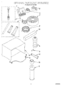 OPTIONAL Diagram and Parts List for ACE184XH0  Whirlpool Air Conditioner