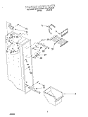 FREEZER LINER Diagram and Parts List for ED22TEXHW01  Whirlpool Refrigerator