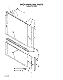 Part Location Diagram of 9740868 Whirlpool Gasket