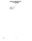 MISCELLANEOUS, LIT/OPTIONAL Diagram and Parts List for KUDC24SESS4  KitchenAid Dishwasher
