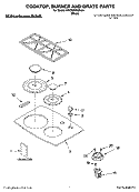Part Location Diagram of WP3191731 Whirlpool Burner Cap